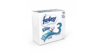 Fantasy-ხელსახოცი ელიტი 100ც. 3 ფენიანი 