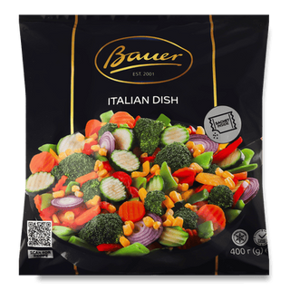 Суміш овочева Bauer Italian dish швидкозаморожена (400г)
