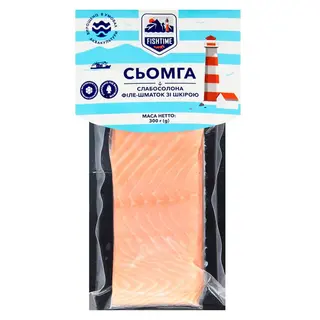 Сьомга шматок с/с н/ш  300 г