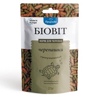 Корм Біовіт д/риб Черепашки (гранул.) 25 г