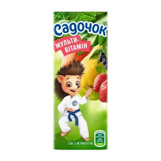 Сік з м'якоттю Мультивітамін Садочок т/п 200мл