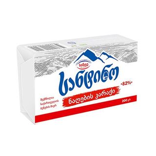 კარაქი ნაღების 82% 200გრ სანტინო