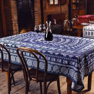 სუფრა "სამეფო" - 210x140 ლურჯი