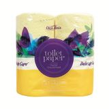 Папір туалетний 4 шт Своя лінія жовтий двошаровий на гільзі