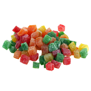 Цукати Асорті Кубик вагові фасовані за 100 гр