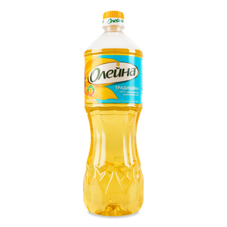 Олія соняшникова «Олейна» традиційна рафінована 0,85л