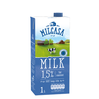 რძე ულტრ 1.5% 1ლ მილკასა