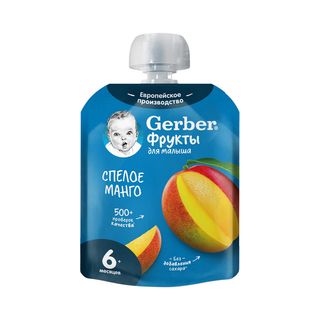 Пюре Gerber Спелое манго 90 г