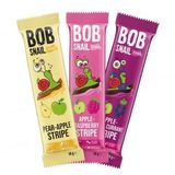 Цукерки 14 г Bob Snail натуральні фруктово-ягідні в асортименті