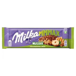 Шоколад мол Milka Nussini горіх паста-фундук-вафля, 270г