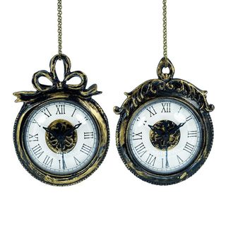 ნაძვის ხის სათამაშო, საათი მოსართავი ფიგურა, 11 სმ