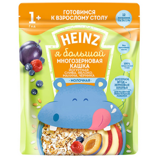 ჰიპოპო/ჰეინცი - ფაფა რძიანი ლუბოპიშკა ქლიავი. ვაშლი. ჟოლო. მოცვი და იოგურტით /1წლ+/ 200გრ 1817 4600689601817 Heinz - Lubopishka porridge with plum. apple. raspberry. blueberry and yogurt /1 year+/ 200g 1817