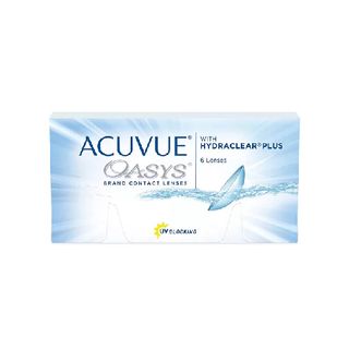 Контактні лінзи Acuvue Oasys, BC 8.4, Johnson & Jonhson упаковка (6 шт.) sph -10,0