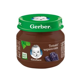 Gerber Пюре, Пюре Gerber 80Гр Фруктовое Из Чернослива, шт, ШК: 5900452078013
