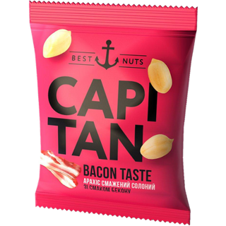 Арахіс Смажений Капітан Солоний Бекон 30г