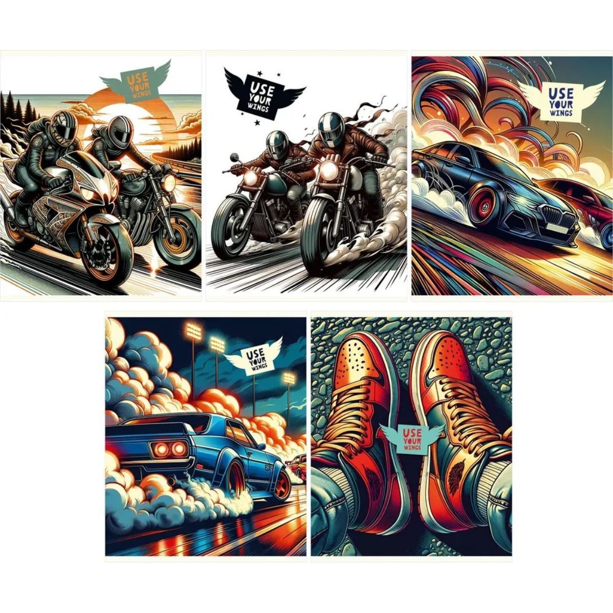 Тетради, дневники и обложки