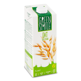 Напій ультрапастеризований Green Smile Oat вівсяний 2,5% 1л