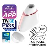 Satisfyer Love Triangle - Вакуум-волновой Стимулятор+вибратор [белый ] (1.11.36)