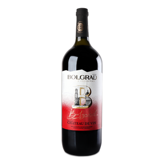 Вино Bolgrad «Шато де Вин» червоне напівсолодке 1,5л