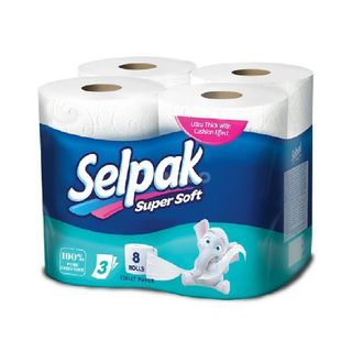 Тх Selpak Бяла 8 Бр Трипластова Пакет (236108)