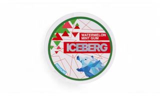 ICEBERG WATERMELON MINT GUM 20 MG(საზამთრო პიტნით)