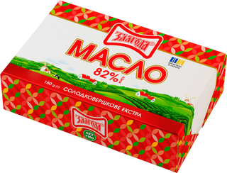 Масло Злагода солодковершкове екстра 82% 180 г