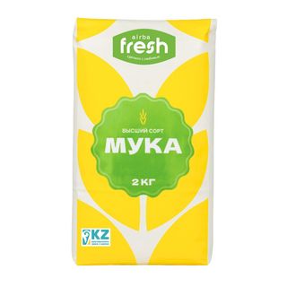 Мука Airba Fresh пшеничная высший сорт 2 кг