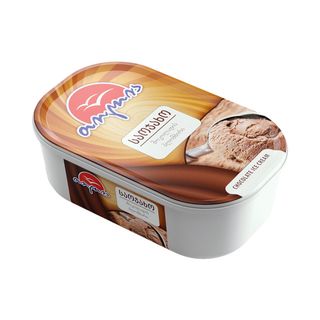 4860001002023 ნაყინი შოკოლადით საოჯახო /თოლია/ 500გრ