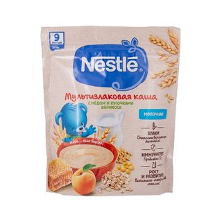 Каша Нестле Молочная Мультизлаковая Мед - Абрикос 200 гр шк: 4600680023472
