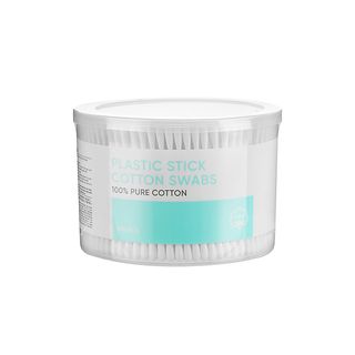ბამბის ჩხირები/Plastic Stick Cotton Swabs (500 Pcs)