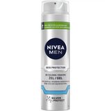 Гель для гоління Nivea Men Срібний захист з іонами срібла і екстрактом ромашки 200 мл