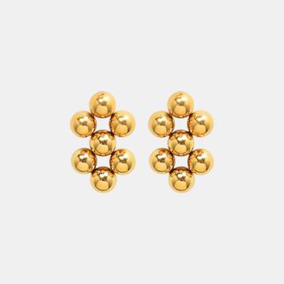 Titanium Gold Plated Earrings