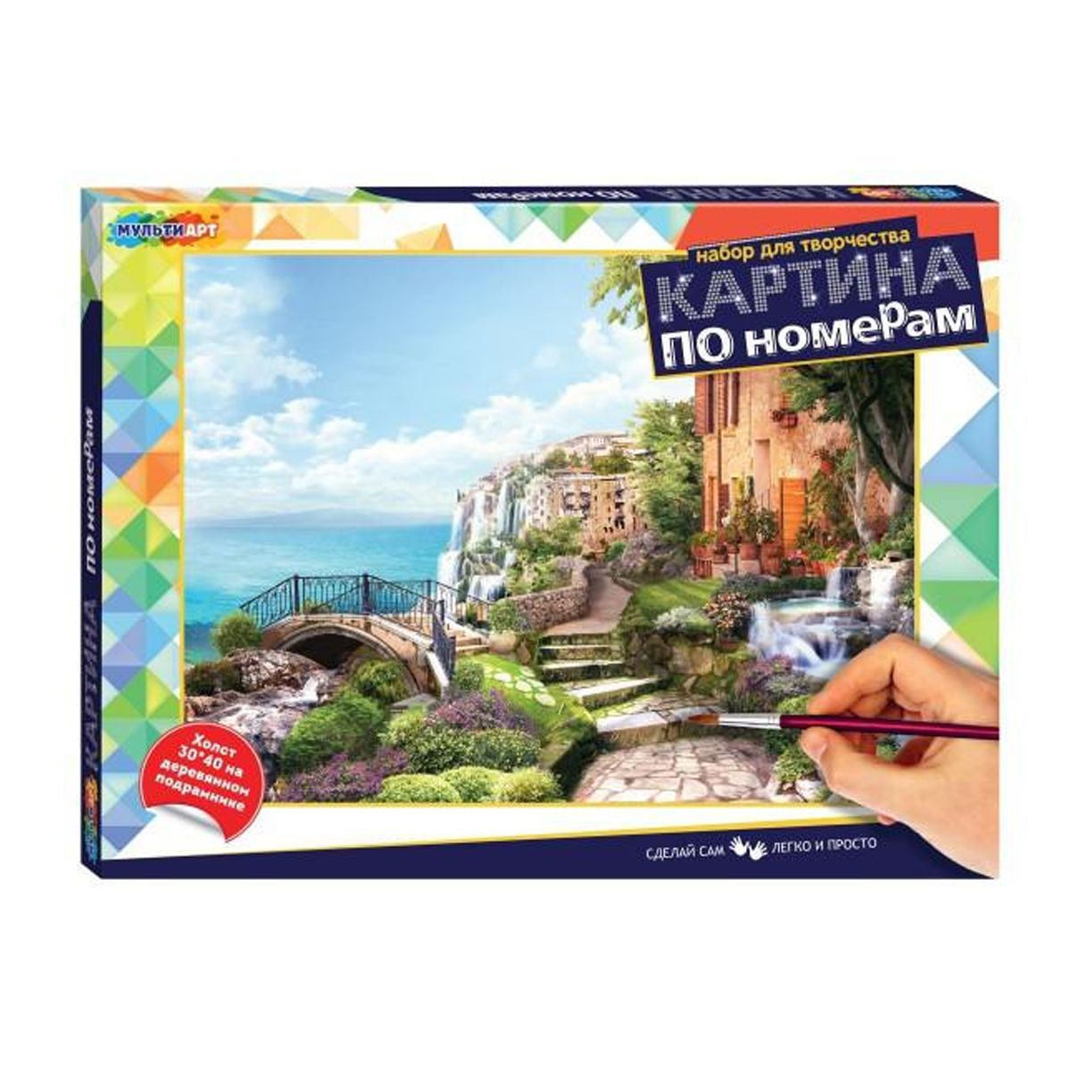 Раскрашивание по номерам и роспись