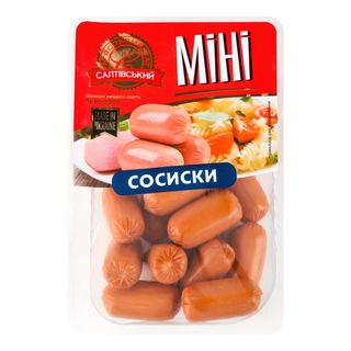 Сосиски фас. СМК Міні в/с без оболонки / 350г