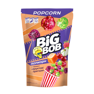 Попкорн Big Bob Фруктові пригоди в карамелі 85г