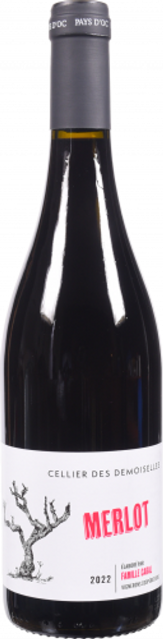Вино CELLIER DES DEMOISELLES Мерло 0,75 л сух. червон. 15% (Франція)