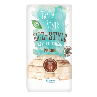 Хлібці Tasty Style хрусткі рисові 95г