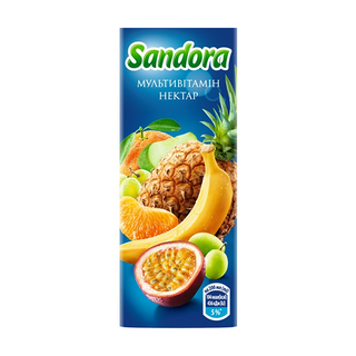 Мультивітамін нектар Sandora неосвітлений стерилізований, 0.2л