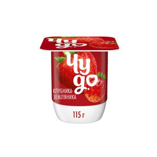 Йогурт Чудо клубнично-земляничный 2,5% 115 г