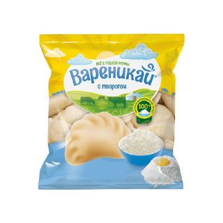 Вареники Вареникай с творогом 350 гр шк: 4870209412753