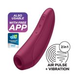 Бесконтактный Клиторальный Стимулятор "satisfyer Curvy 1+" [бордо ] (1.11.26)