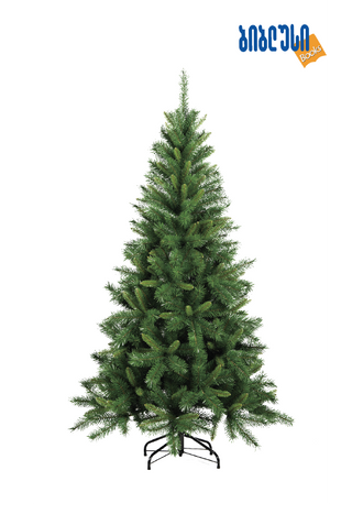 855846 ნაძვის ხე მწვანე 180სმ, D-96, T- 475 PVC, DOVER PROMO