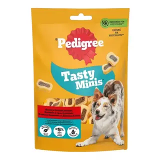 Ласощі для собак PEDIGREE Tasty Minis з яловичиною та домашньою птицею 155 г