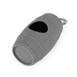 Контейнер Pet Fun для сміттєвих пакетів сірий силіконовий 9х5 см