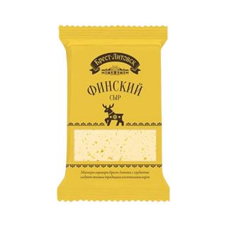 Брест-Литовск, Сыр Брест-Литовск 200Гр 45% Финский, шт, ШК: 4810268035258
