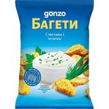 Сухарики Gonzo пшеничні із смаком сметана і зелень 50 г