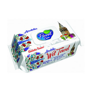 Вл. салфетки Flovell Premium Anatoli 120 шт.