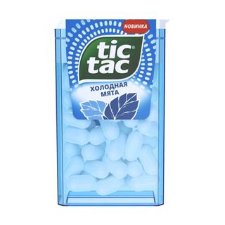 დრაჟე დაფასოებული ცივი მენთოლი /TicTac/ 16 გ