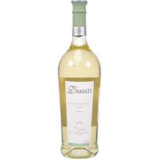 Вино D'Amati Chardonnay Fiano Puglia 1 л сух. біле 12,5% (Італія)