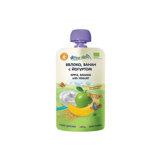Fleur Alpine /  Ֆլյուր Ալպին Խյուս Խնձոր, Բանան, Յոգուրտ 120գ